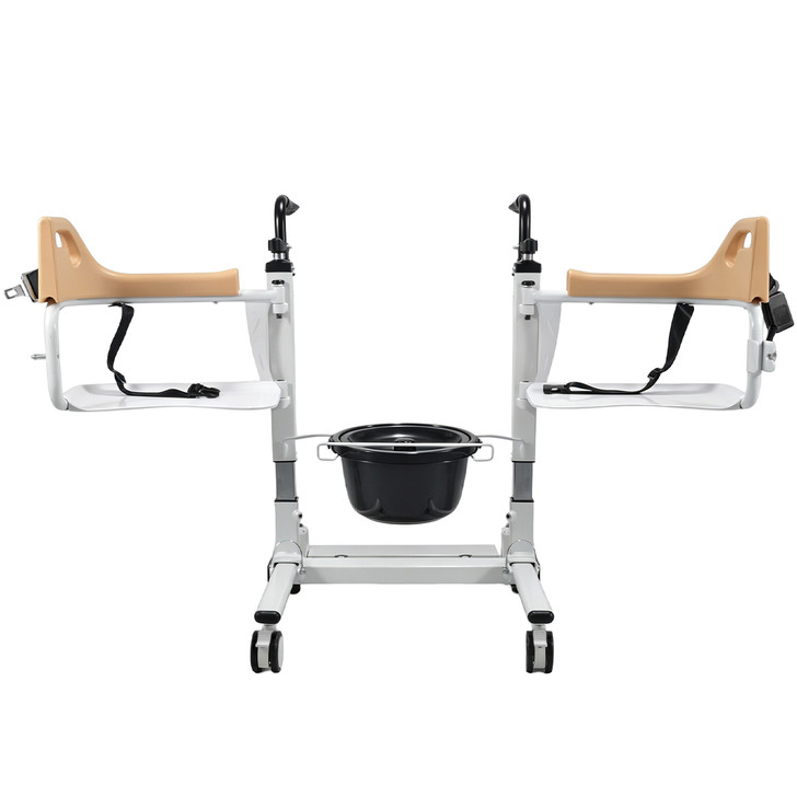 SectorCare Patient Transfer Chair with Commode, Manual Lift 120kg