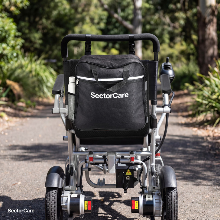 SectorCare Large-Capacity Universal Wheelchair Backpack – Black