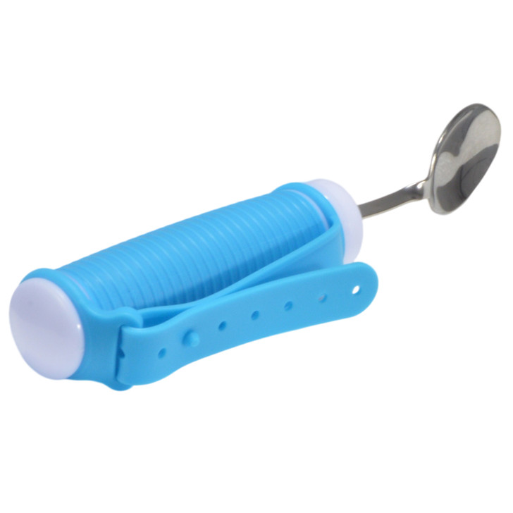 SectorCare Bendable Adaptive Spoon with Strap 25cm H x 4cm W Blue