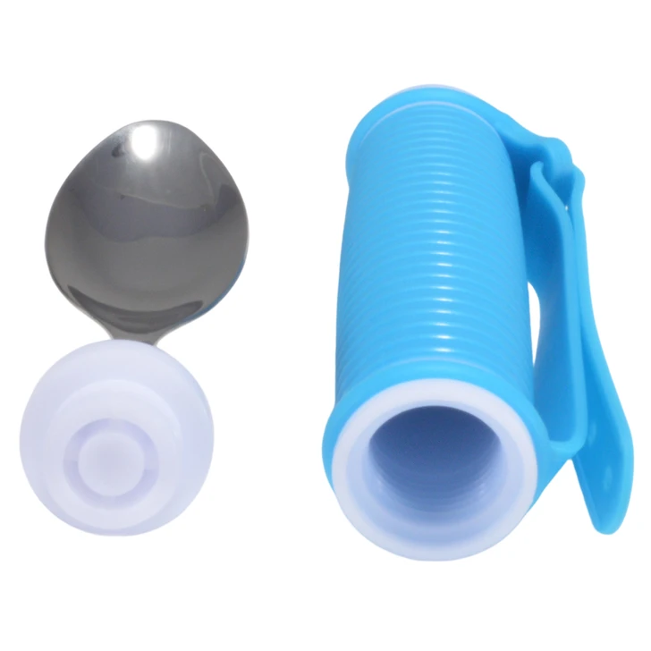 SectorCare Bendable Adaptive Spoon with Strap 25cm H x 4cm W Blue