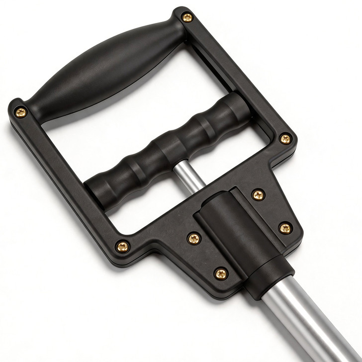 SectorCare Reacher Grabber Pick Up Tool Wide Jaw 80cm Long Silver