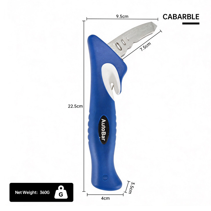 SectorCare 3 in 1 Car Assist Handle with Window Breaker, Blue