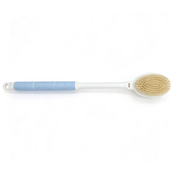 SectorCare Telescopic Long Handled Bath Brush Dual Sided Blue