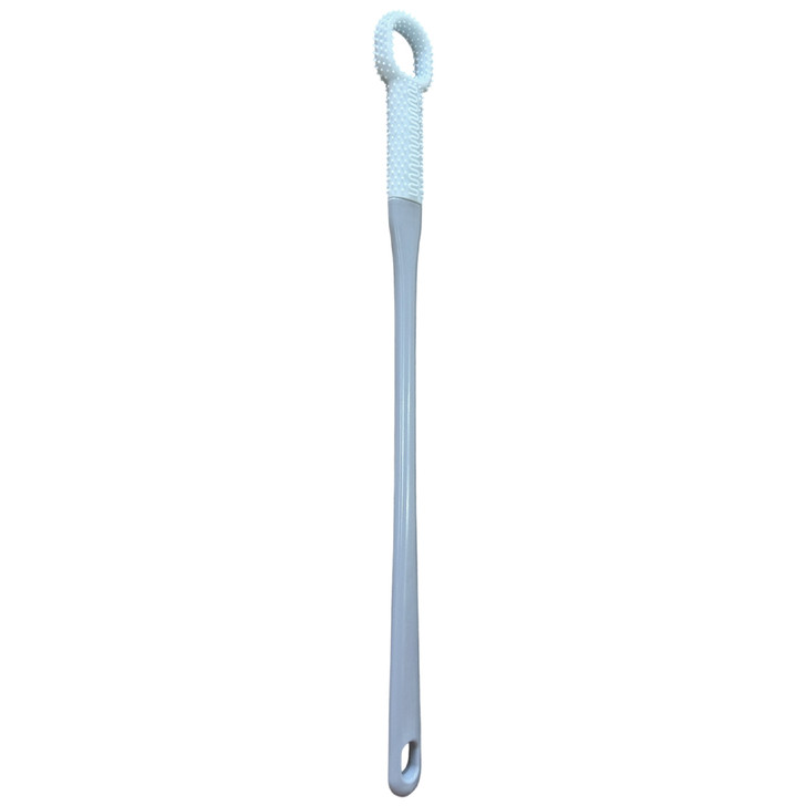 SectorCare Long Handled Toe Washer with Firm Silicone Loop Head, Blue