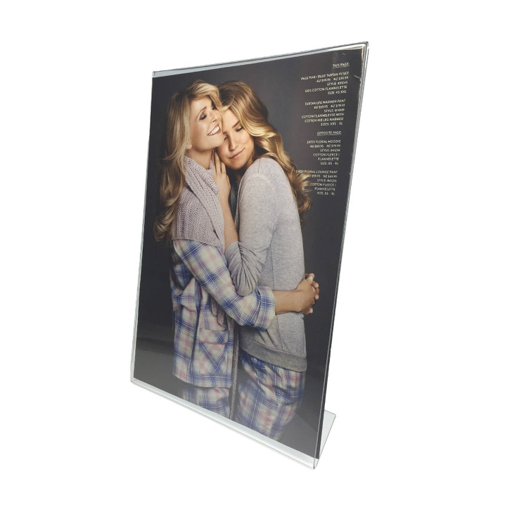 A5 Acrylic Sign Holder Portrait