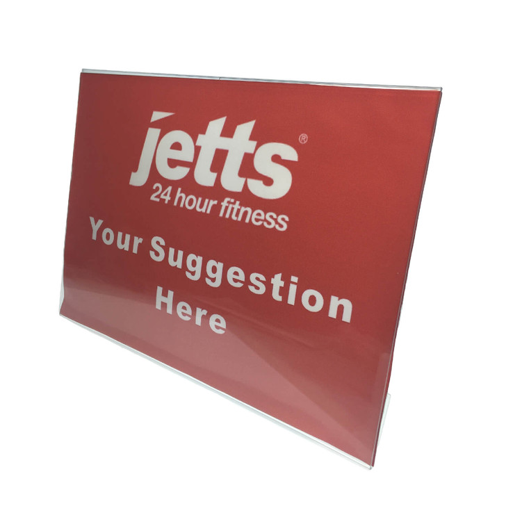 A5 Acrylic Sign Holders Landscape