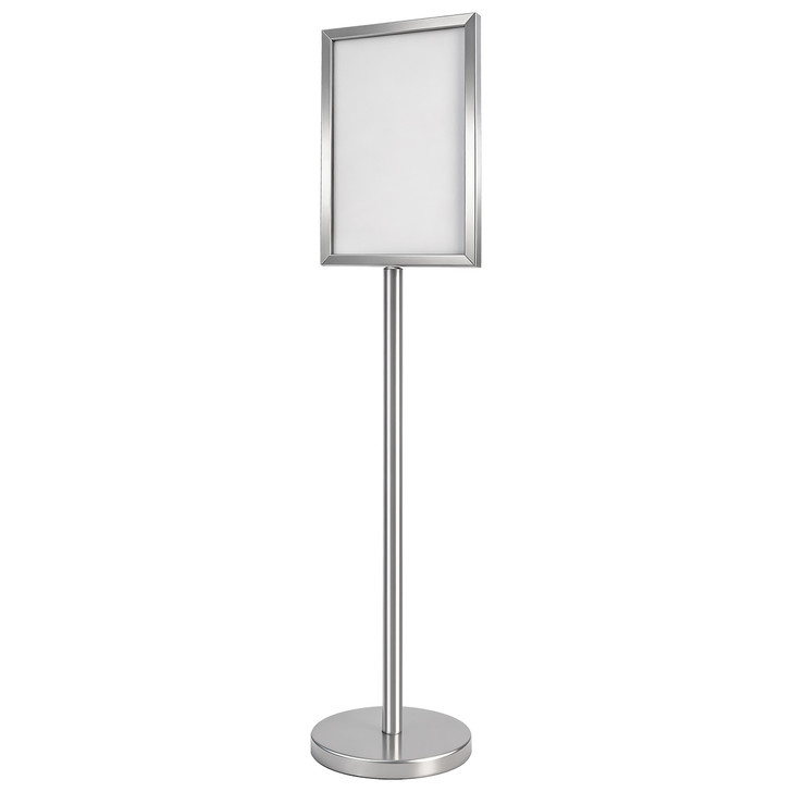A3 Stainless Steel Floor Poster Display Stand