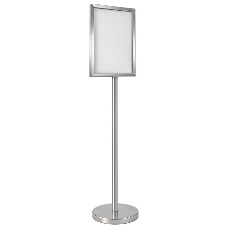 A3 Stainless Steel Floor Poster Display Stand