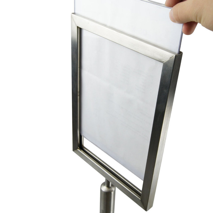 A4 floor poster stand