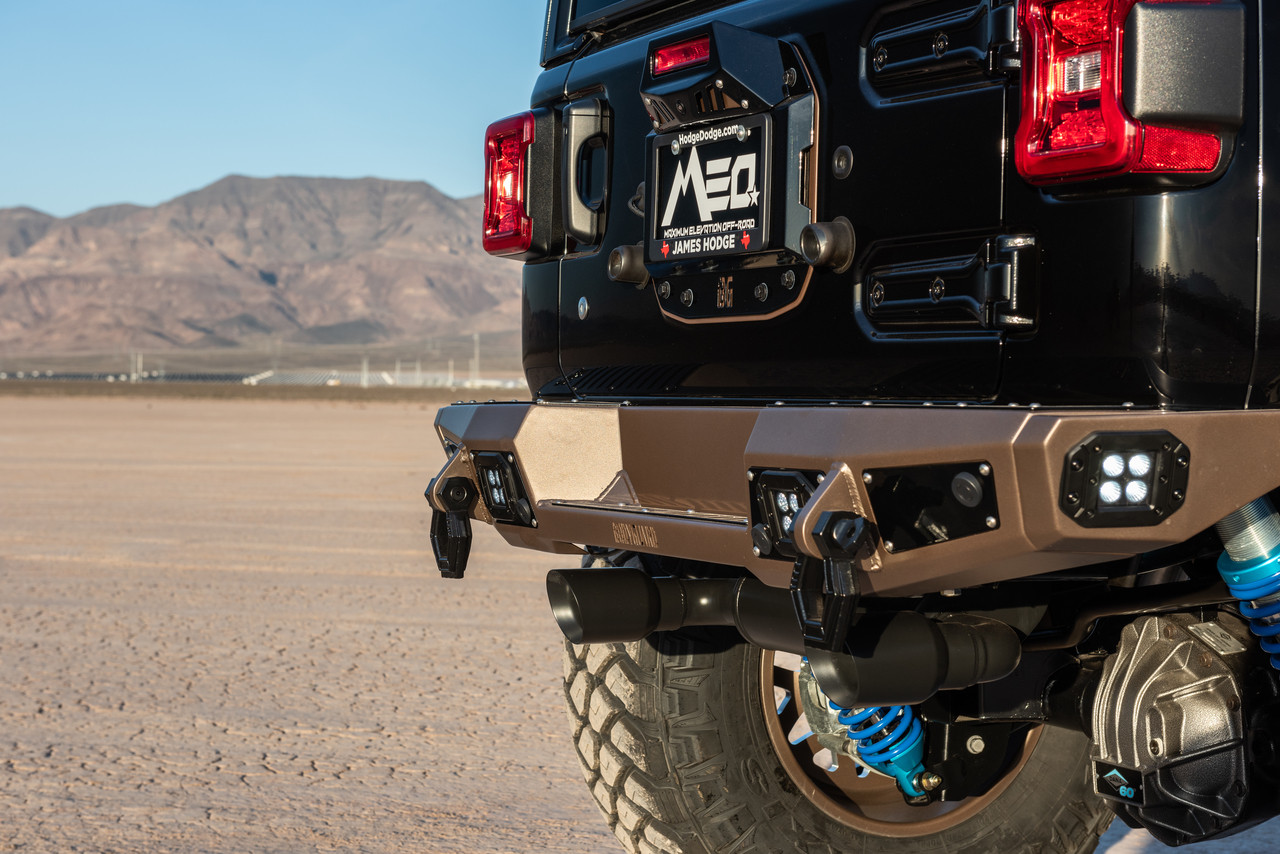 Jeep JL Spare Tire Delete Bodyguard Bumpers