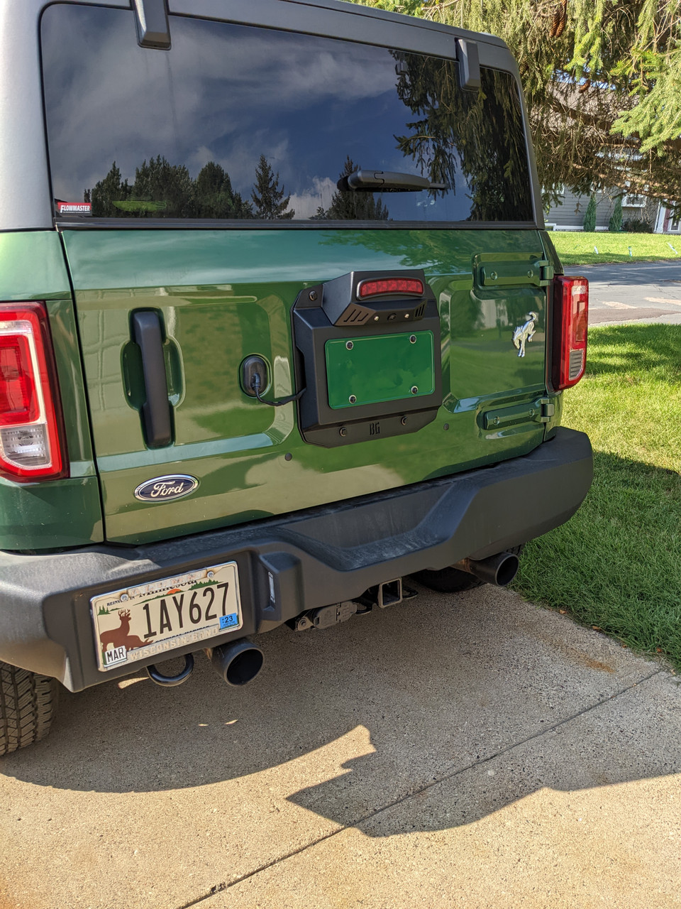 Bronco Spare Tire Delete Bodyguard Bumpers