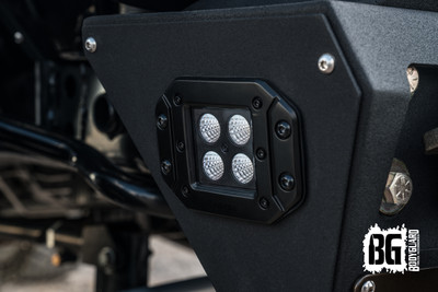 Stubby End Cap w/ optional Light Cutout (Lights Sold Separately) Stubby End Cap w/ optional Light Cutout (Lights Sold Separately)