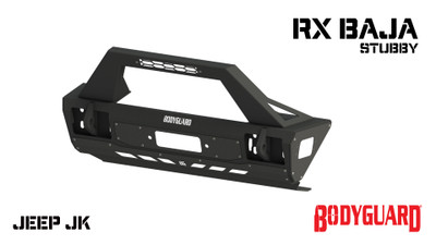 Jeep JK Stubby Front Bumper - with Baja Bar Jeep JK Stubby Front Bumper - with Baja Bar