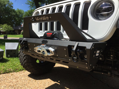 Jeep JL Stubby Front Bumper - with Baja Bar Jeep JL Stubby Front Bumper - with Baja Bar