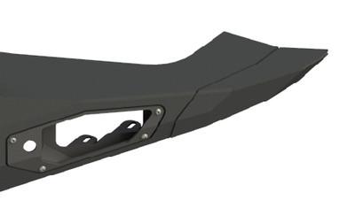 Bolt-on end cap.  Widens your Bronco bumper to match the factory fender flares.  Bolt-on end cap.  Widens your Bronco bumper to match the factory fender flares.