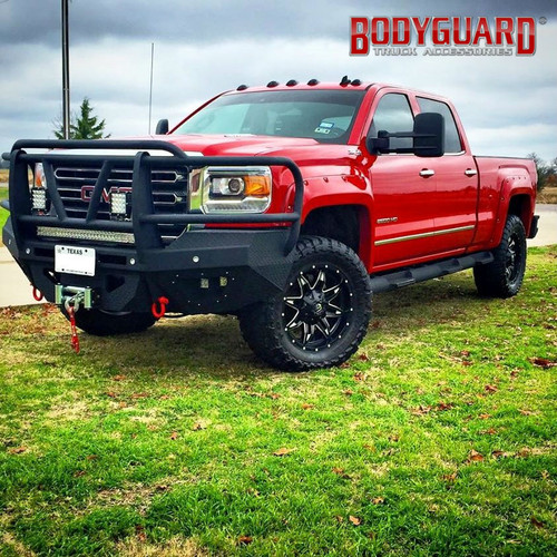 2015-2019 GMC 2500-3500 - T2 Series - Extreme Front Bumper (receiver or winch)