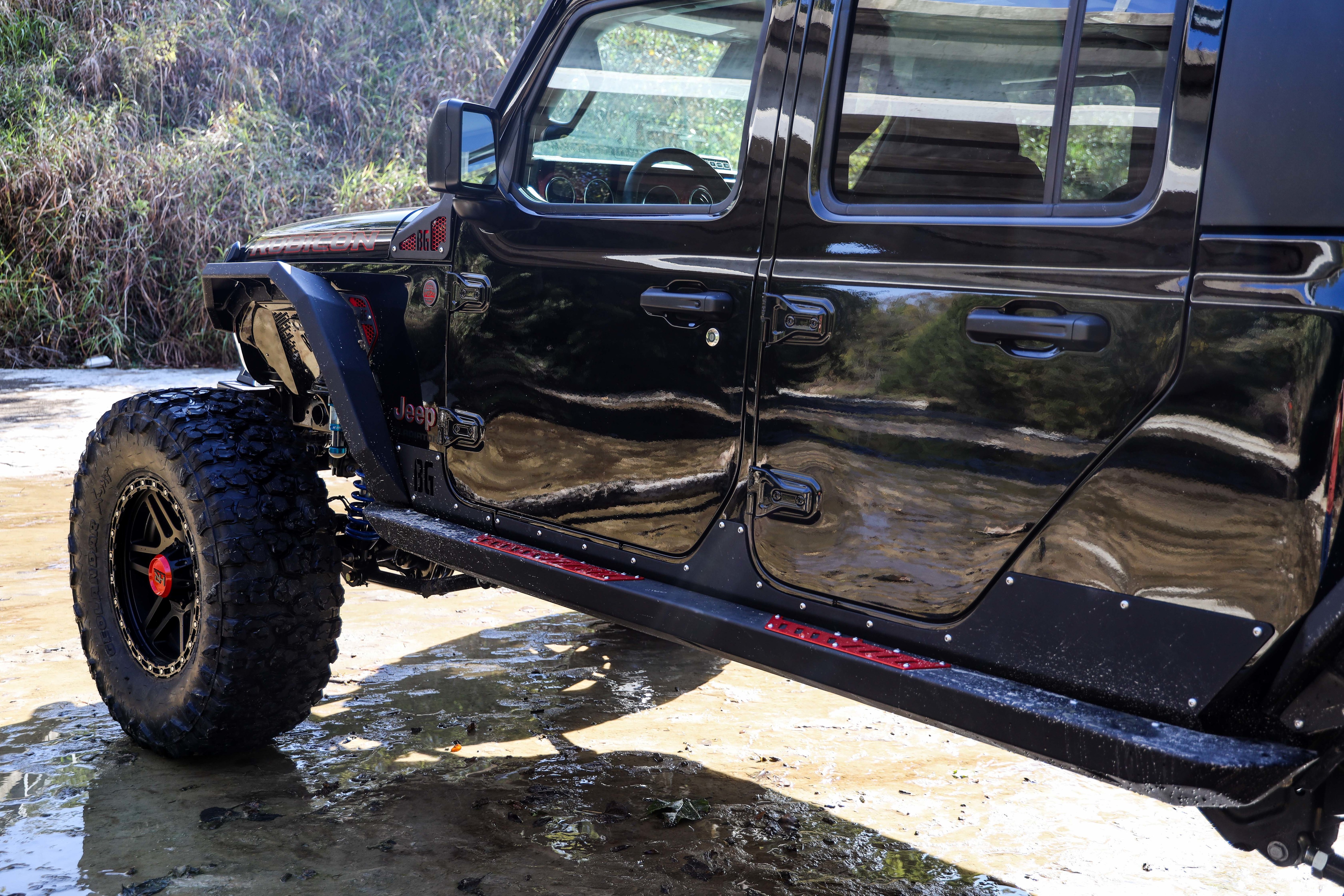 Jeep Gladiator Running board sliders {filename}