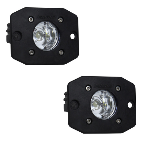 Rigid Industries Ignite Flood Black Flush Mount