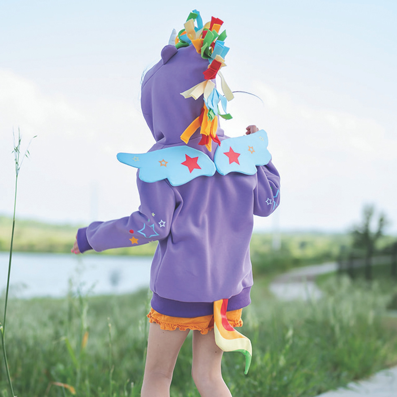 【CPGN STUDIO】Rainbow Hoooly Embroidery Hood CPGN STUDIO】Rainbow Hoooly Embroidery Hood