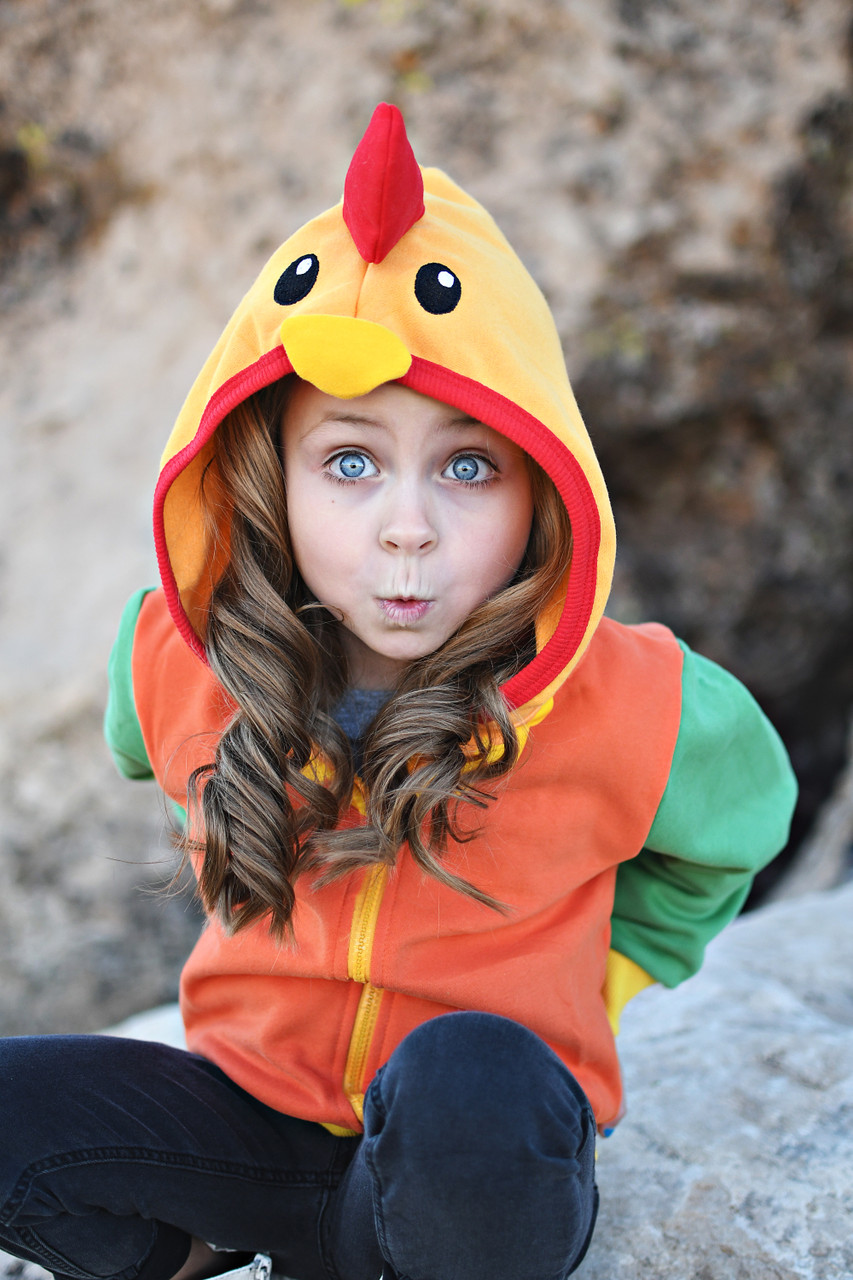 Rocket the Rooster 3D Hoodie - Doodle Pants