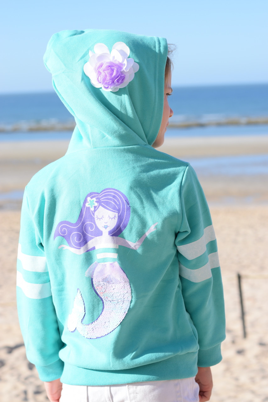 Mermaid Sequin 3D Hoodie - Doodle Pants