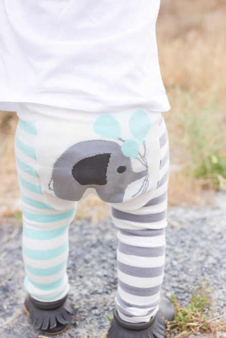 Blue Elephant Leggings