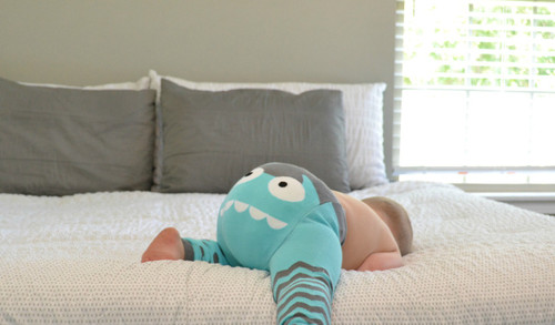 Blue Monster Cotton Leggings Blue Monster Cotton Leggings