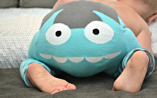 Blue Monster Cotton Leggings Blue Monster Cotton Leggings