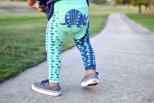 Southwestern Armadillo Cotton Leggings