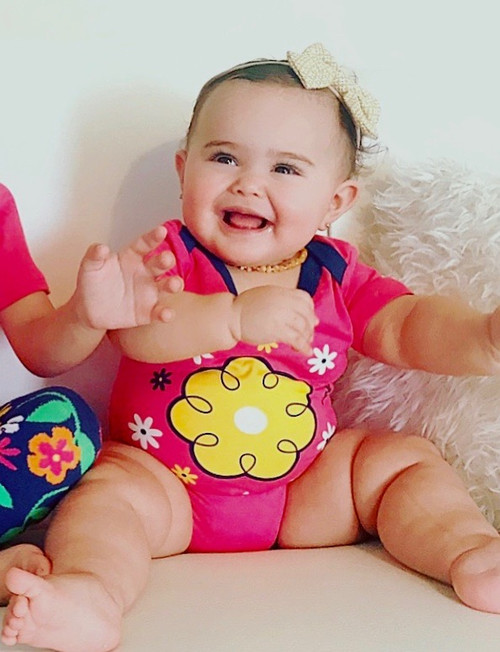 Pink Flower Bodysuit