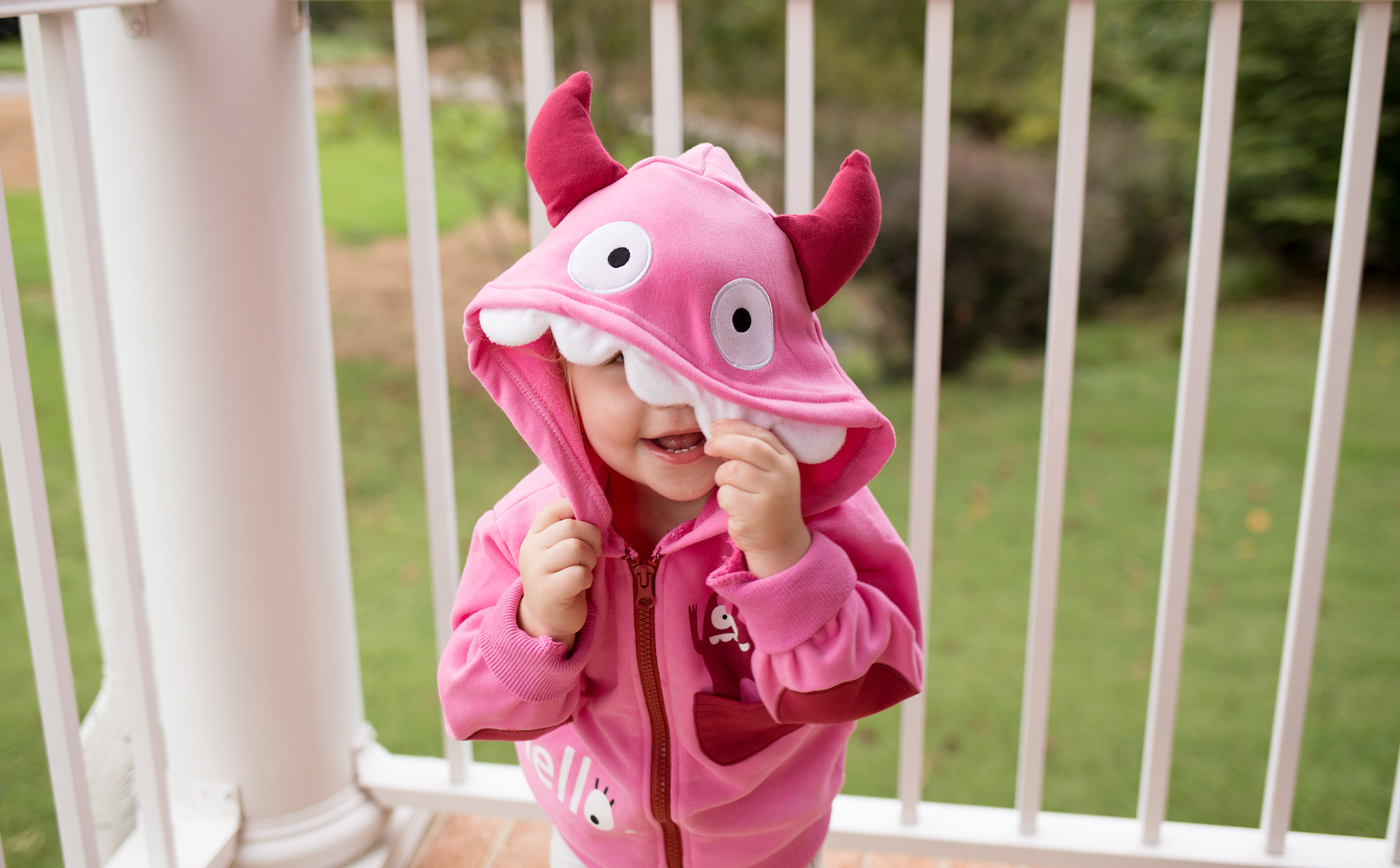 Pink Monster 3D Zip Up Hoodie | Doodle Pants