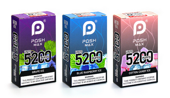 POSH MAX DISPOSABLE VAPE 5200 PUFFS