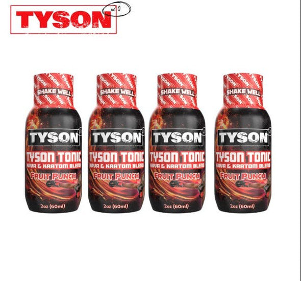 TYSON 2.0 Tonic Kava & Kratom Blend Shots