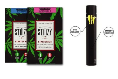 STIIIZY STARTER KITS 210mAH Battery and Pod 1g - 5 Pack