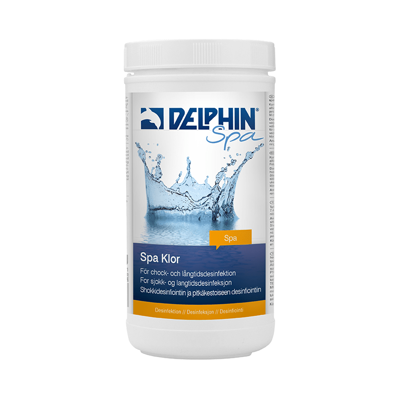 DELPHIN Spa Klor, 1 kg burk