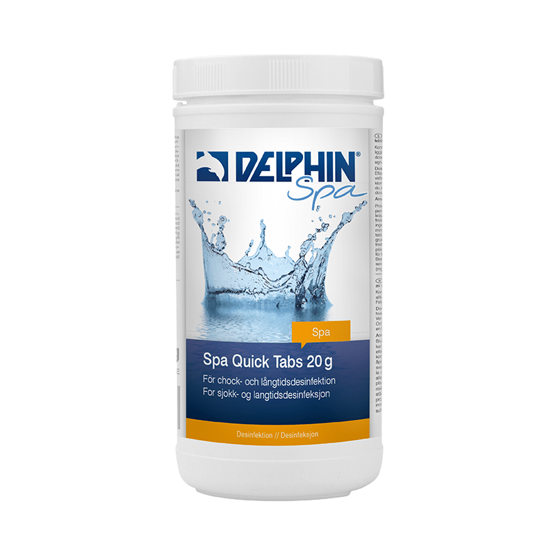 DELPHIN Spa Quick Tabs 20 g, 1 kg burk
