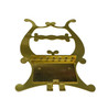 LYRE ORNAMENT - SOLID BRASS
