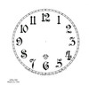 ANSONIA ARABIC PAPER DIALS