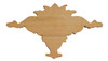 CLOCK FAN-STYLE DECORATION 15 3/4" UNFINISHED OAK