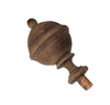 FINIAL WOOD FINISHED OAK 4 1/2"L VINTAGE