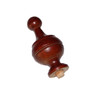 FINIAL WOOD FINISHED MEDIUM GLOSSY CHERRY 3.2"L VINTAGE