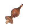 FINIAL WOOD FINISHED MEDIUM OAK 3 3/4"L VINTAGE