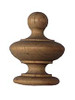 FINIAL WOOD UNFINISHED OAK 2 3/4"L FLAT