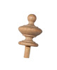 FINIAL WOOD UNFINISHED CHERRY 2 1/2"L LONG DOWEL