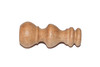 FINIAL WOOD UNFINISHED OAK COLUMN 3"L