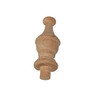 FINIAL WOOD UNFINISHED FRUIT 2 3/4"L