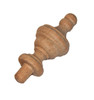 FINIAL WOOD UNFINISHED CHERRY 2 1/2"L