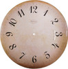 DIAL METAL 15" ARABIC ANTIQUE AGED HERMLE