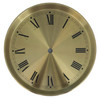 DIAL AND PAN BRASS 7 7/8" ROUND ROMAN