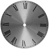 DIAL METAL 6" ROUND BRASS-COLORED ROMAN